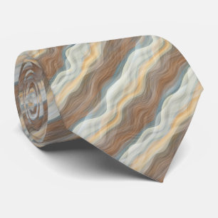 Klassieke Retro Abstracte Artistieke Golf Art Patr Stropdas