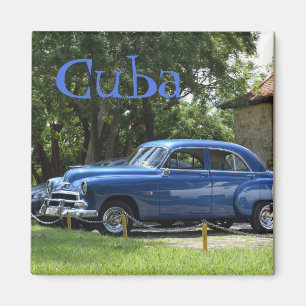 Klassieke Retro Amerikaanse Auto's in Cuba Magneet