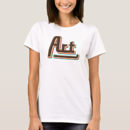 Klassieke  Retro Art Student School Leraar T-shirt