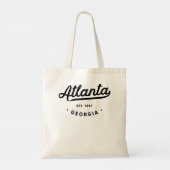 Klassieke Retro Atlanta Georgia Pullover Hoo Tote Bag (Achterkant)