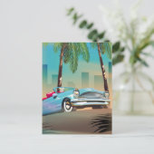 Klassieke Retro-auto Briefkaart (Staand voorkant)