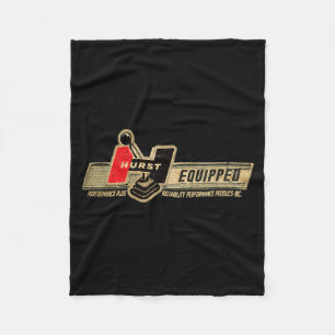 Klassieke Retro Auto Clic Hurst Performance Drag R Fleece Deken