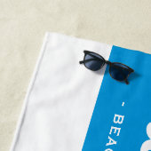 Klassieke Retro-auto | Gepersonaliseerd naam eigen Strandlaken (In situ)