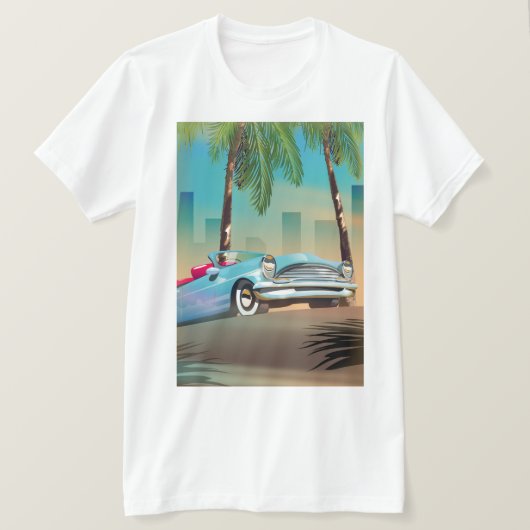Klassieke Retro-auto T-shirt (Design voorkant)