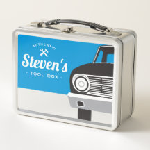 Klassieke Retro Auto | Toolbox met Aangepaste Naam