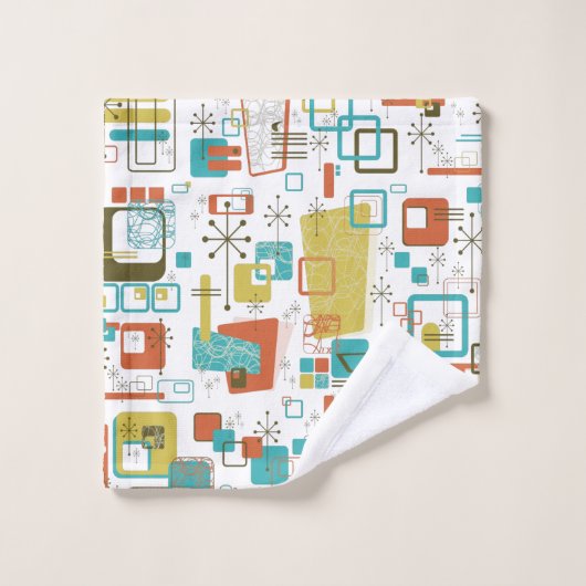 Klassieke retro bad handdoek (Wasdoekje)