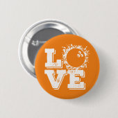 Klassieke Retro Bowling  T-shirt Ronde Button 5,7 Cm (Voorkant /achterkant)