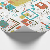 Klassieke retro cadeaupapier (Hoek)