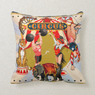 Klassieke Retro Circus Kussen