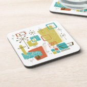 Klassieke retro drankjes onderzetter (Linkerzijde)