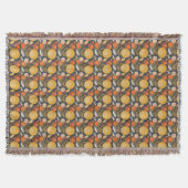 Klassieke Retro Floral Pattern Deken (Voorkant)