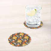 Klassieke Retro Floral Pattern Kartonnen Onderzetters (Insitu)