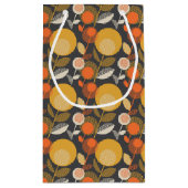 Klassieke Retro Floral Pattern Klein Cadeauzakje (Achterkant)