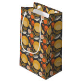 Klassieke Retro Floral Pattern Klein Cadeauzakje (Achterkant Gekanteld)