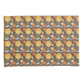 Klassieke Retro Floral Pattern Kussensloop (Voorkant-Rechts)