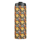 Klassieke Retro Floral Pattern Thermosbeker (Voorkant)