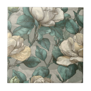 Klassieke Retro Gardenia's Tegels Voor de Keuken Tegeltje