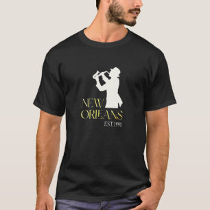 Klassieke Retro Jazz muziek nieuwe orleans voor di T-shirt