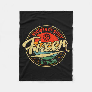 Klassieke Retro Kenner Van Dingen Herstelt Dingen Fleece Deken