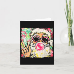 Klassieke Retro Kerstman Bubble Gum Nk Zonnebril K Kaart