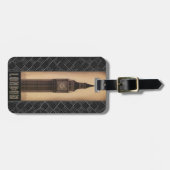 Klassieke Retro London Big Ben Designer Bagagelabel (Voorkant horizontaal)
