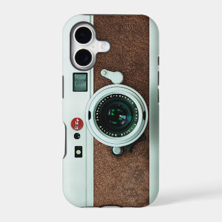 Klassieke Retro Oude Vintage bruine leren Camera