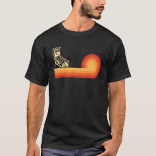 Klassieke Retro pinbal voor mannen arcade T-shirt