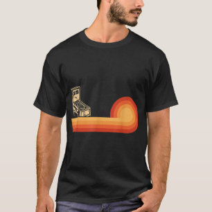 Klassieke Retro pinbal voor mannen arcade T-shirt
