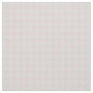 Klassieke Retro Red Polka Dots op Crème Stof
