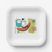 Klassieke Retro Redux 7-inch Bord rondom papier (Voorkant)