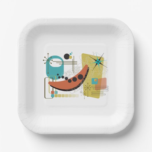 Klassieke Retro Redux 7-inch Bord rondom papier (Voorkant)