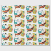 Klassieke Retro Redux Cadeaupapier (Vlak)