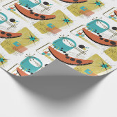 Klassieke Retro Redux Cadeaupapier (Hoek)