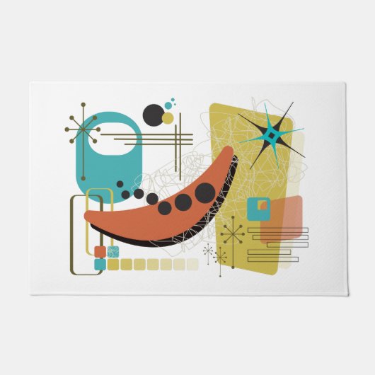 Klassieke Retro Redux Deuts Deurmat (Voorkant)