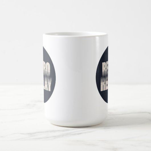 Klassieke Retro Replay koffie Mok (Center)