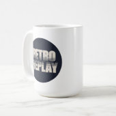 Klassieke Retro Replay koffie Mok (Voorkant links)