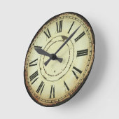 Klassieke retro ronde klok (Hoek)