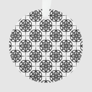 Klassieke Retro Sfeer Geometrisch Patroon Ornament