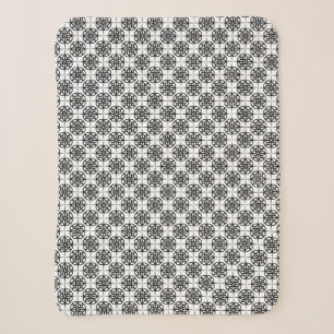 Klassieke Retro Sfeer Geometrisch Patroon Sherpa Deken