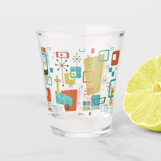 Klassieke retro shot glas (Voorkant)