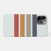 Klassieke Retro Stripes Shower Curtain Beach-handd Case-Mate iPhone Case (Achterkant (horizontaal))