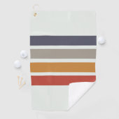 Klassieke Retro Stripes Shower Curtain Wash Cloth Golfhanddoek (Insitu)