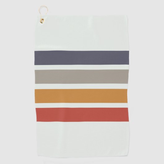 Klassieke Retro Stripes Shower Curtain Wash Cloth Golfhanddoek (Voorkant)