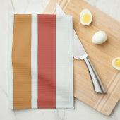 Klassieke Retro Stripes Shower Curtain Wash Cloth Theedoek (Quarter Fold)