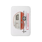 Klassieke Retro Teardrop Camper Thunder_Cove Badmat (Voorkant Verticaal)