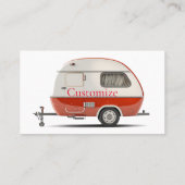 Klassieke Retro Teardrop Camper Thunder_Cove Visitekaartje (Achterkant)