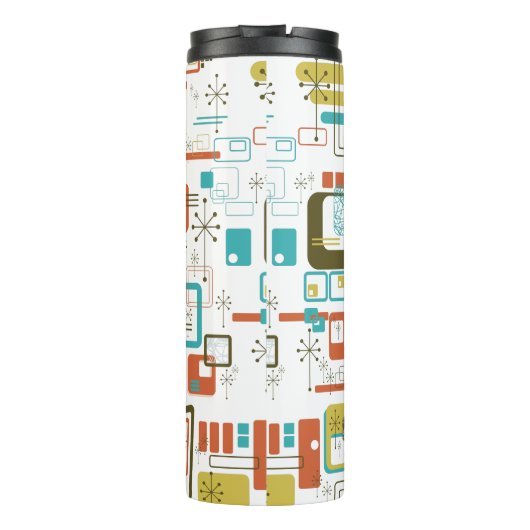 Klassieke retro thermosbeker (Achterkant)