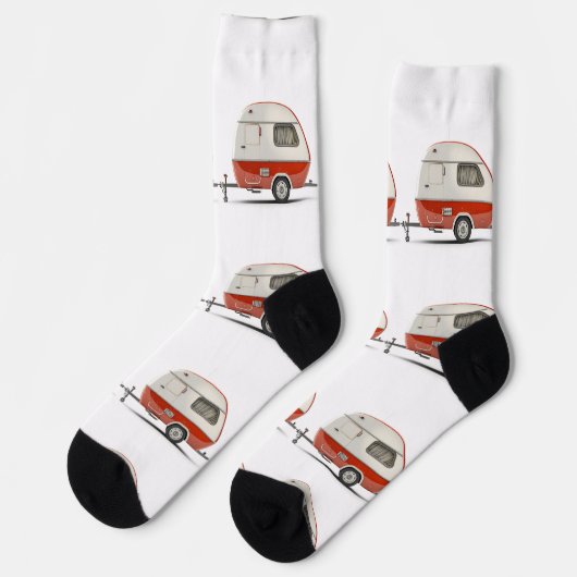 Klassieke Retro Traandrop Camper Thunder_Cove Sokken (Links)