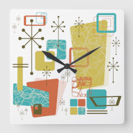 Klassieke retro vierkante klok