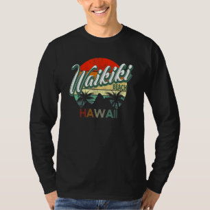 Klassieke Retro Waikiki Hawaii T-shirt